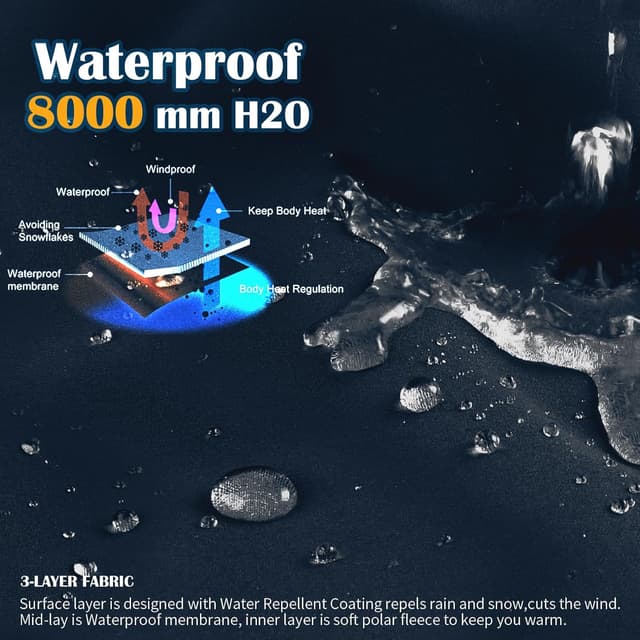 Thumbnail 5 de 33,000ft Men's Waterproof Trousers fleece‑lined 33,000ft