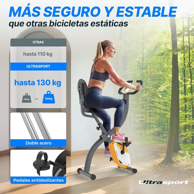 Thumbnail 2 de Ultrasport F-Bike Bicicleta Estática 130 KG