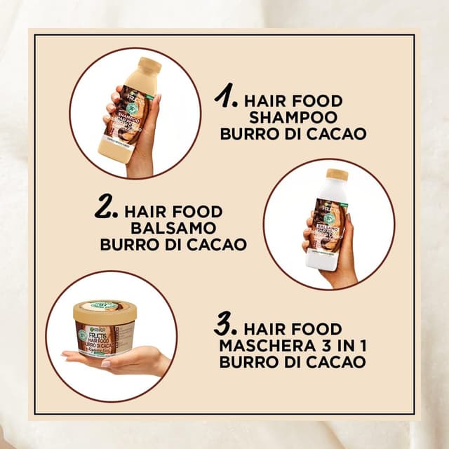 Thumbnail 2 de Fructis hair food sh cocoa 350 ml shampooing nourrissant