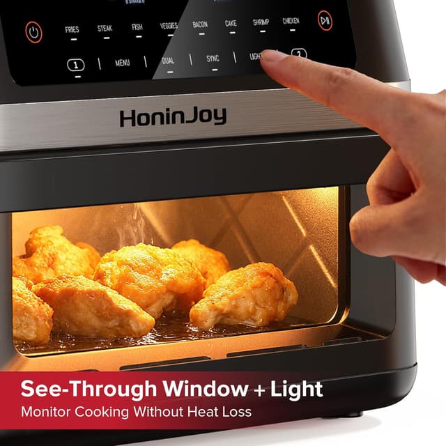 Thumbnail 4 de HoninJoy 12QT Dual Basket Air Fryer