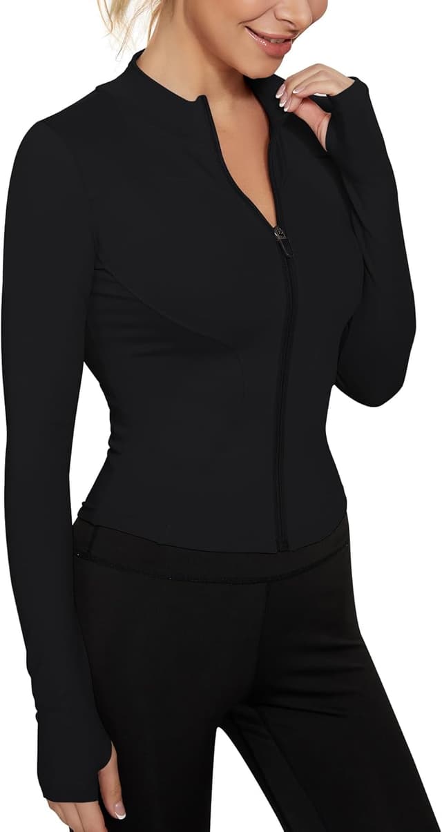 Thumbnail 1 de Rapbin Damen Laufjacke atmungsaktiv Langarm