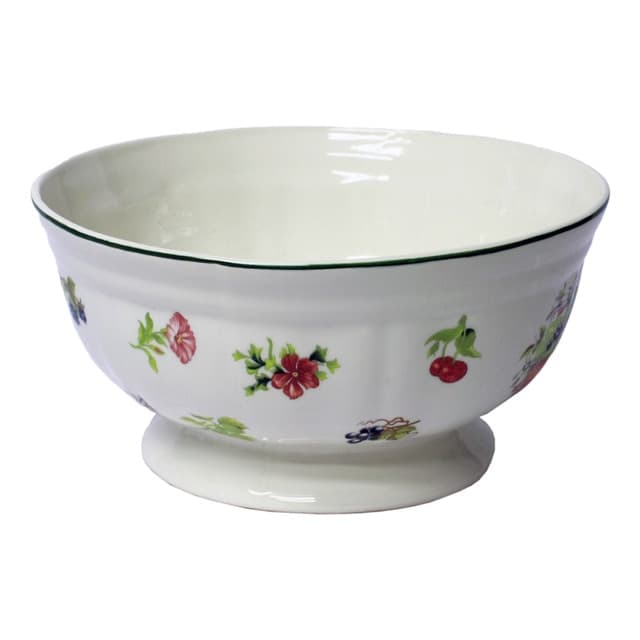 Imagen de San Claudio Ensaladera Flores y Frutas 🍽️ en OfertitasTOP