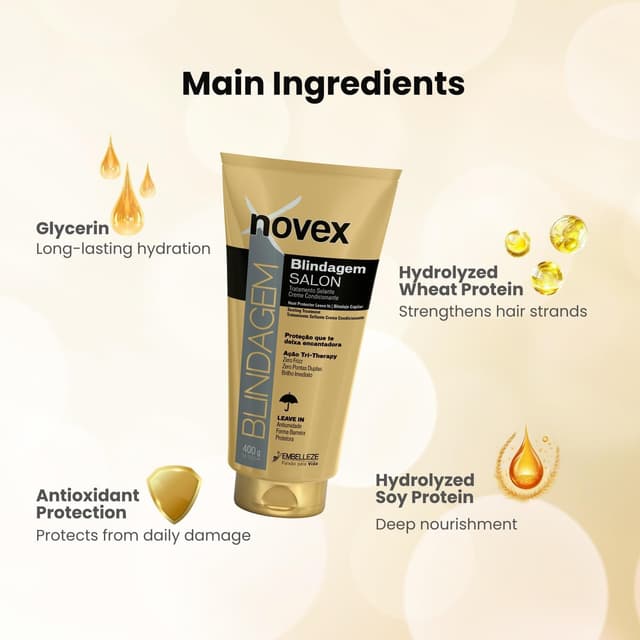 Detalle 2 de Novex Oro schermatura capillare 400 ml