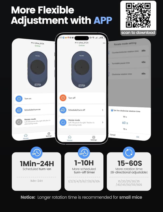Detalle de VAYDEER M4 Ultra Mouse Mover : jiggler de souris indétectable avec télécommande et application