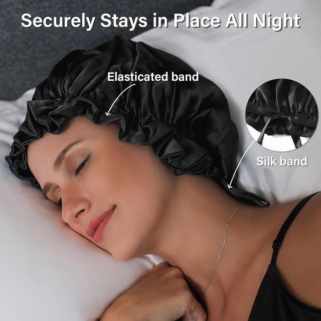 Thumbnail 4 de ZIMASILK Mulberry silk hair bonnet, 21–23 in