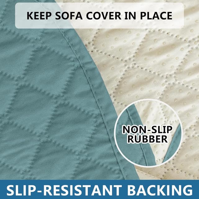 Thumbnail 4 de Ystyle Trapuntato Natalizio Copridivano 3 Posti Blu chiaro