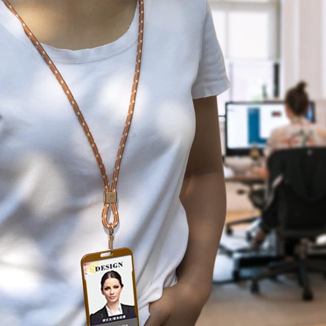 Detalle de YOYOL Schlüsselanhänger mit Schlüsselband für Schlüssel, Ausweise, Handy und Geldbörse