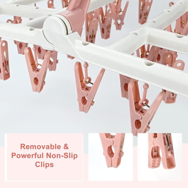 Thumbnail 4 de Sock Dryer 40 Pegs Foldable Rack