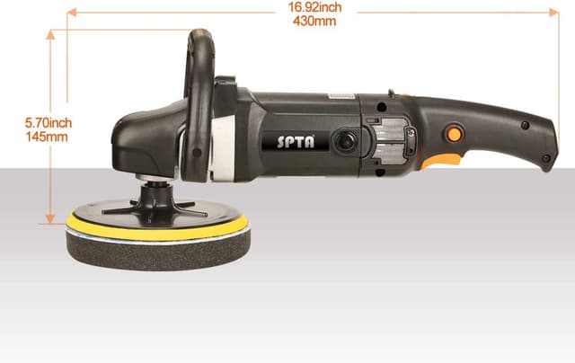 Detalle de SPTA Poliermaschine mit 1200 Watt für Auto