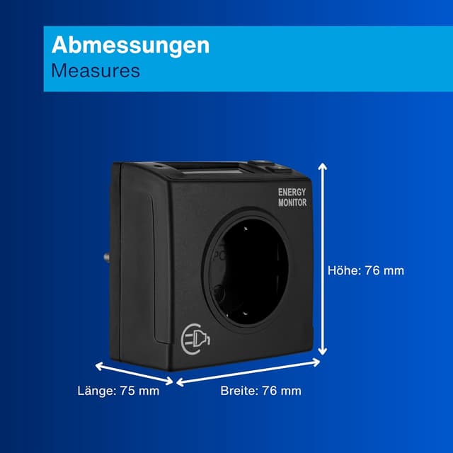 Thumbnail 6 de REV Stromzähler EX für die Steckdose (schwarz) – Verbrauch messen und Stromfresser finden