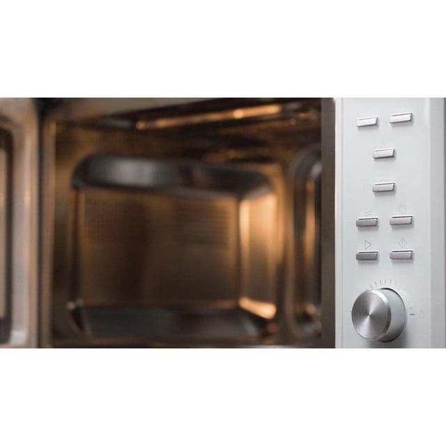 Detalle de Cecotec GrandHeat 2350 microondas encastrable blanco