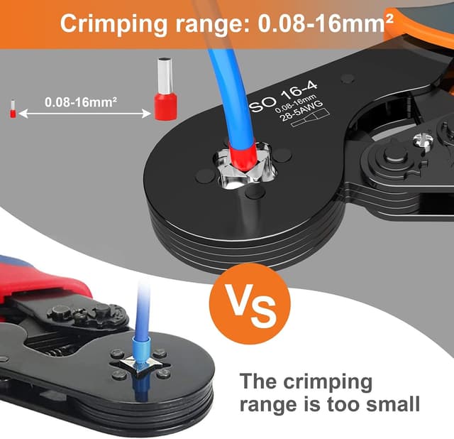 Thumbnail 1 de Preciva 0.08-16mm² Ferrule Crimping Tool