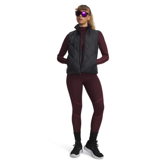 Detalle de Under Armour UA ColdGear Textured Legging para mujer: malla térmica con textura