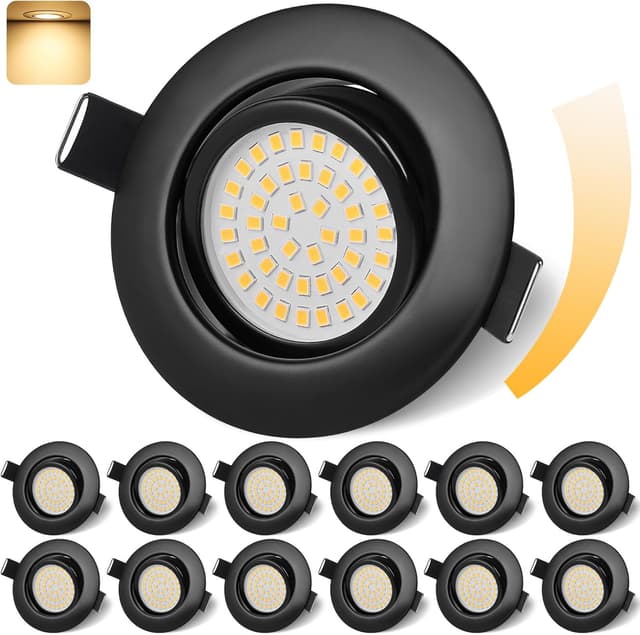 Detalle de GeyouLux LED Einbaustrahler 6 W Set