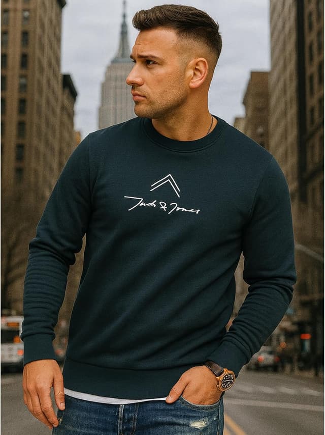 Detalle 1 de JACK & JONES Infinity Austin Sweatshirt