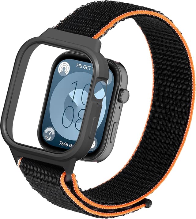 Thumbnail 6 de Keecuty Nylon-Armband für Huawei Watch Fit 3 – verstellbares Sport-Uhrenband