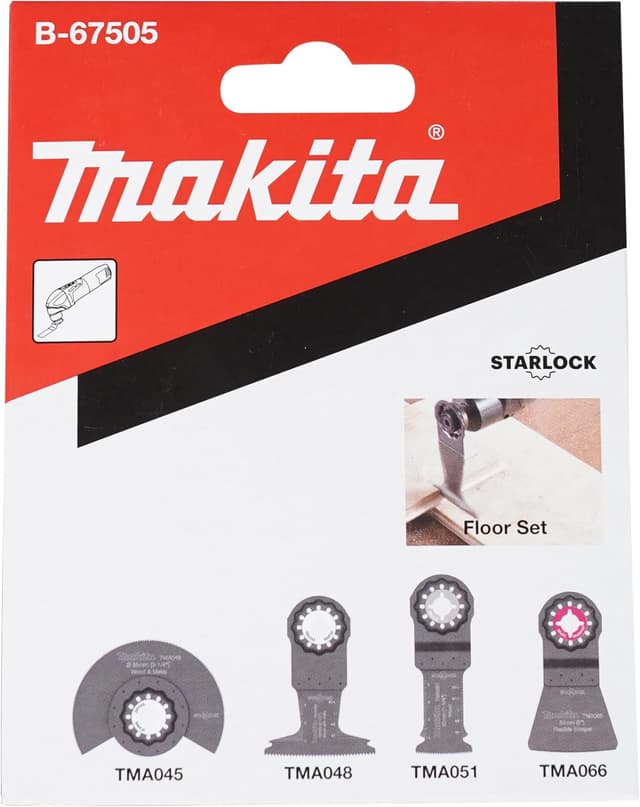 Detalle 2 de Makita B-67505 Multi-Tool Starlock Floor Set