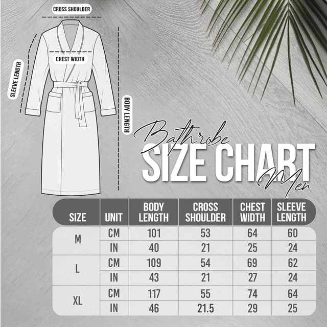 Thumbnail 1 de NY Threads Vestaglia da uomo collo a scialle morbida