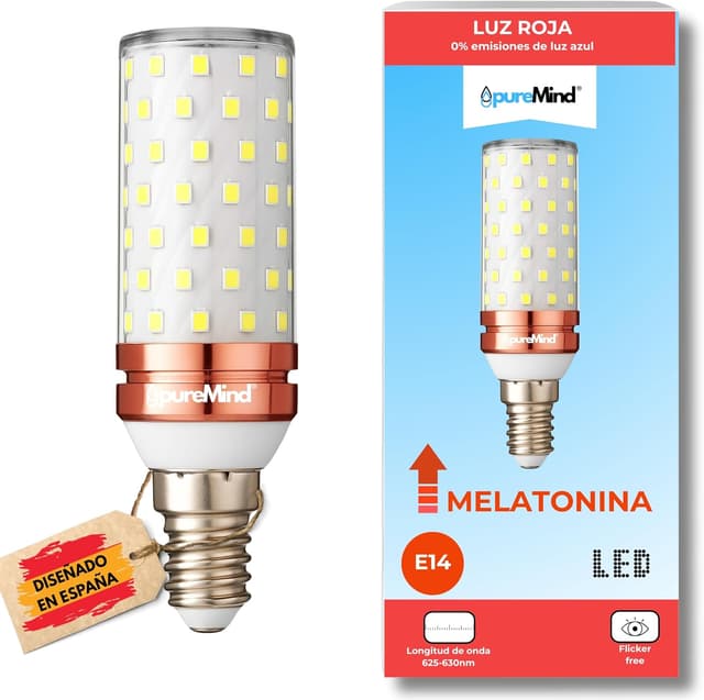 Imagen de Puremind Luz Roja E14 625–630nm en OfertitasTOP