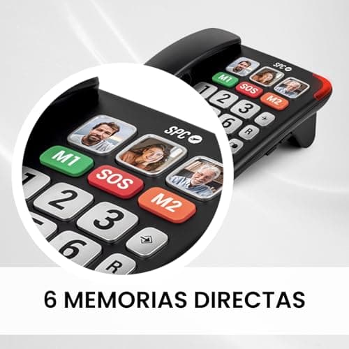 Thumbnail 3 de SPC Comfort Numbers Pro teléfono fijo 95dB