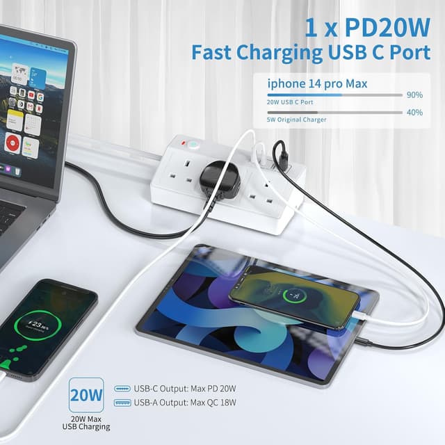 Detalle de HAFINO PD 20W desk power station