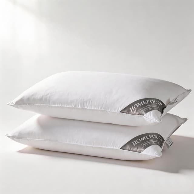 Thumbnail 6 de HOMEFOUCS Luxury feather pillow, 48x74cm
