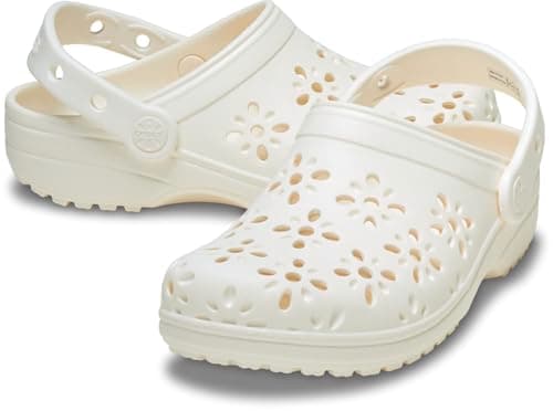Detalle 2 de Crocs Classic Floral Cut Out Clog 🩴 Niños 24/25 EU