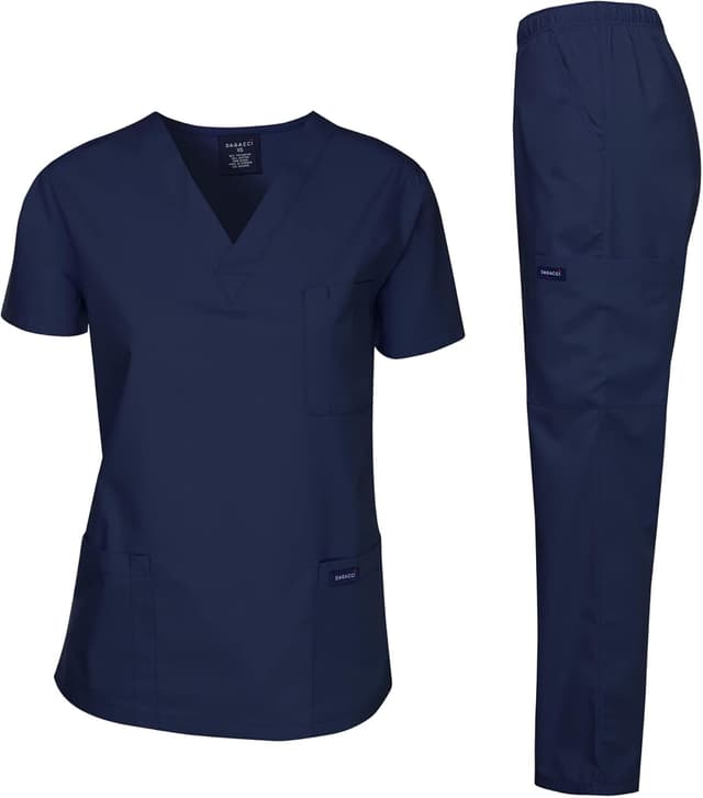 Detalle de Dagacci Scrubs Medical Uniform Set 2-Piece