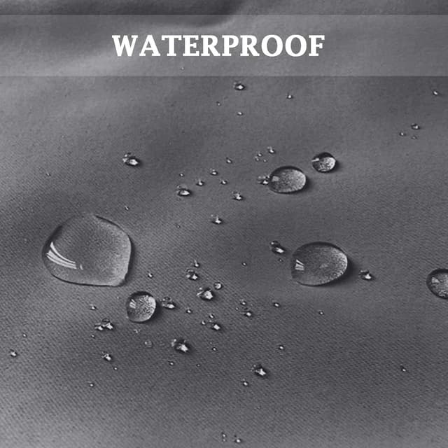 Thumbnail 6 de MINGPINHUIUS Waterproof Curtains for Gazebo & Patio Pergola – Thermal Insulated Grommet Top