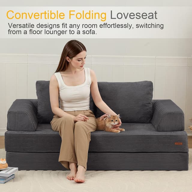 Detalle de COMAX Convertible Sofa Bed Folding Floor Couch