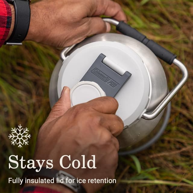 Detalle de Coleman Pro Heavy-Duty Insulated 1-Gallon Water Jug (Leakproof Portable Jug)