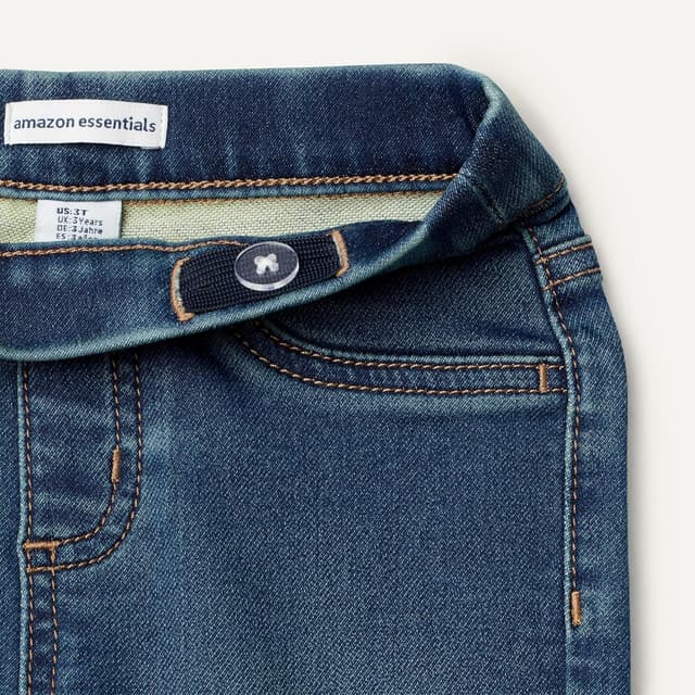 Detalle 2 de Amazon Essentials Girls’ Soft Stretch Denim Jegging (Mid-Rise Skinny Fit)