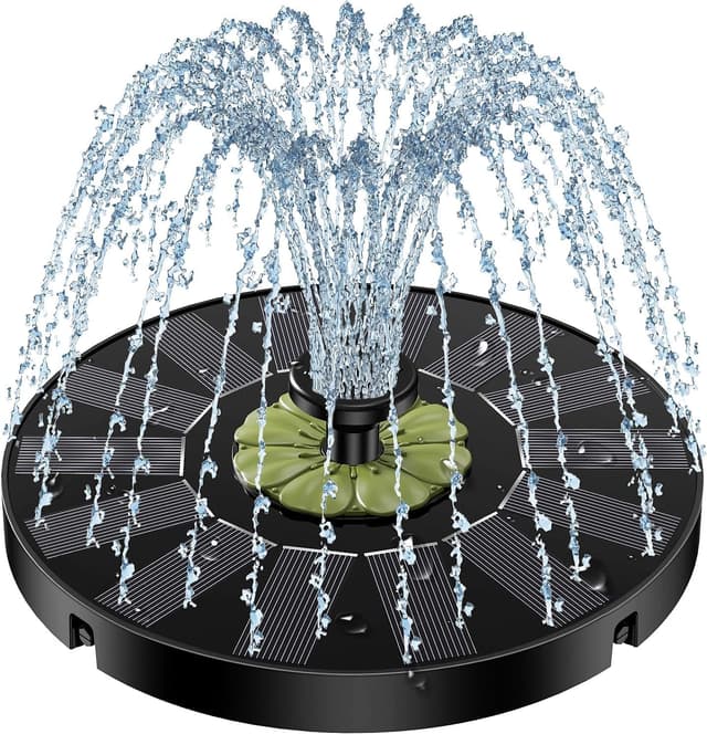 Thumbnail 6 de Yzert Solar Fountain Coffee Flower – Solar-powered bird bath fountain pump with 7-in-1 nozzles