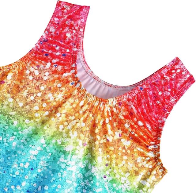 Detalle 2 de ZNYUNE Farbverlauf Gymnastikanzug für Kinder