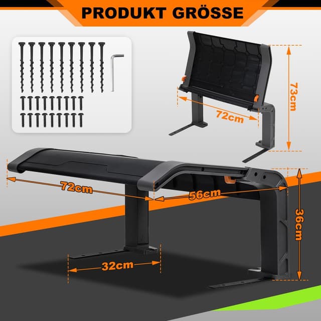 Detalle 2 de Herrselsam Schutzüberdachung für Rasenroboter – klappbare Mähroboter-Garage mit Dach (72 × 56 × 36 cm, UV- und UV-Schutz)