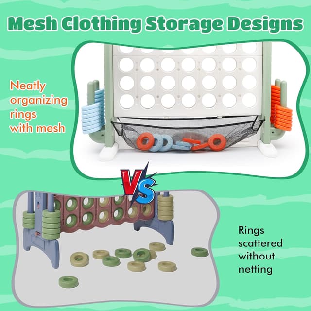 Detalle de Giant Connect 4 Family Game Set 4-in-a-row