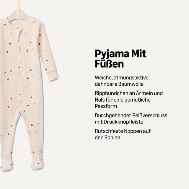 Detalle 2 de Amazon Essentials x Sofia Grainge Damen Langärmeliges Henley-Pyjama-Set mit durchgehendem Reißverschluss