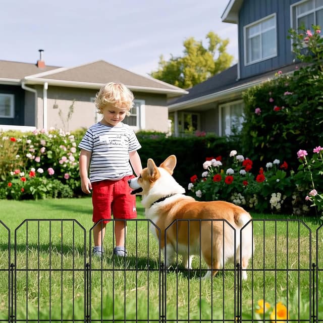 Detalle 2 de Yeabett Gartenzaun 25 Stück 31×41 cm