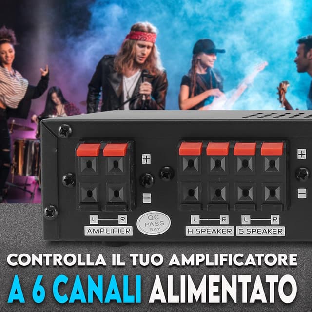 Detalle de Pyle Selettore Casse 8 Zone per impianti audio