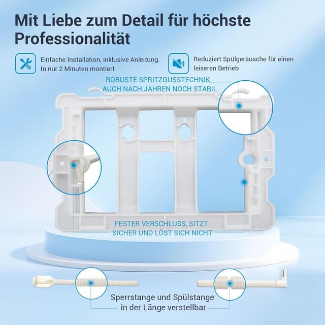 Thumbnail 4 de Mendorio WC Drückerplatte 245 × 164 mm 🚽