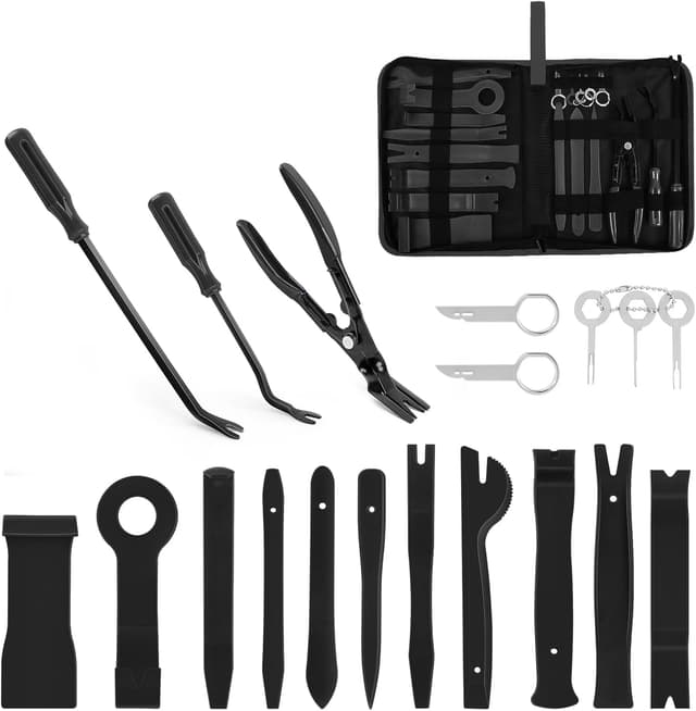 Detalle de GOOACC 19-Piece Trim Removal Tool Set for Car Panels, Clips & Fasteners (with Storage Bag)