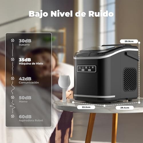 Thumbnail 5 de Acmeenjoy Máquinas para Hielo 12kg/24h