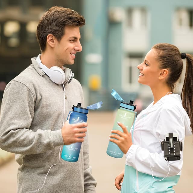 Thumbnail 4 de Mulbijeo Botella 1000ML con lema motivacional