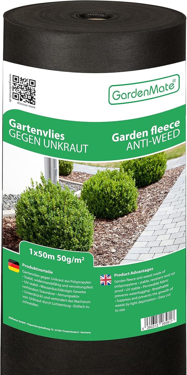Imagen de GardenMate Malla geotextil 1x50 m 50 g/m² en OfertitasTOP