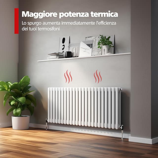 Detalle de RAVN HAMAN set da 3 chiavi di sfiato per termosifoni in alluminio, bianche