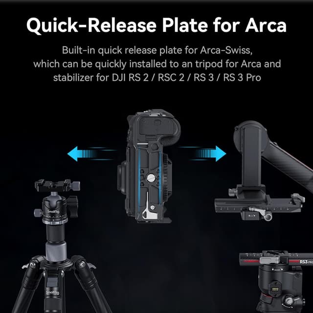 Detalle 2 de SmallRig Z 8 Cage Kit 3941 pour Nikon Z 8 (cage aluminium, poignée supérieure, serre-câble HDMI)