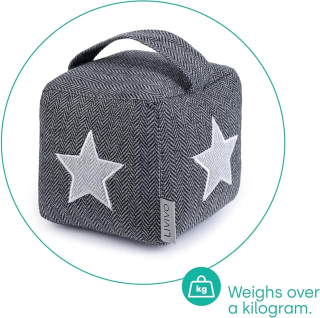 Thumbnail 6 de LIVIVO heavy door stopper cube 16cm