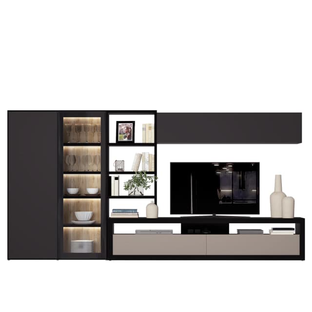 Detalle de El Corte Inglés Qubic New mueble salón 1 cuerpo