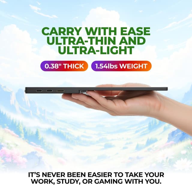 Thumbnail 4 de AOC 16T20 Portable Monitor 15.6"