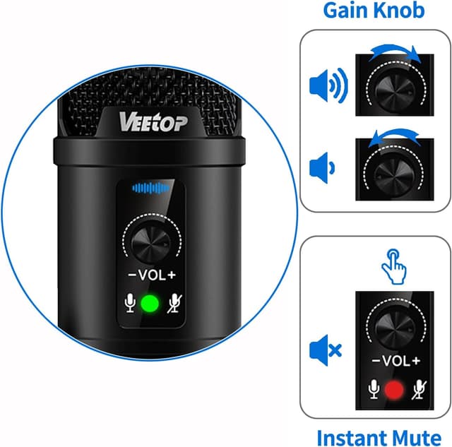 Thumbnail 3 de Veetop USB Microphone 192kHz/24bit